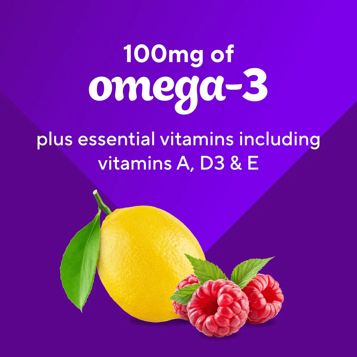 Vitafusion Omega 3 Gummies | 120 Adult Gummy Vitamins | EPA, DHA & ALA | Heart Support - view 5