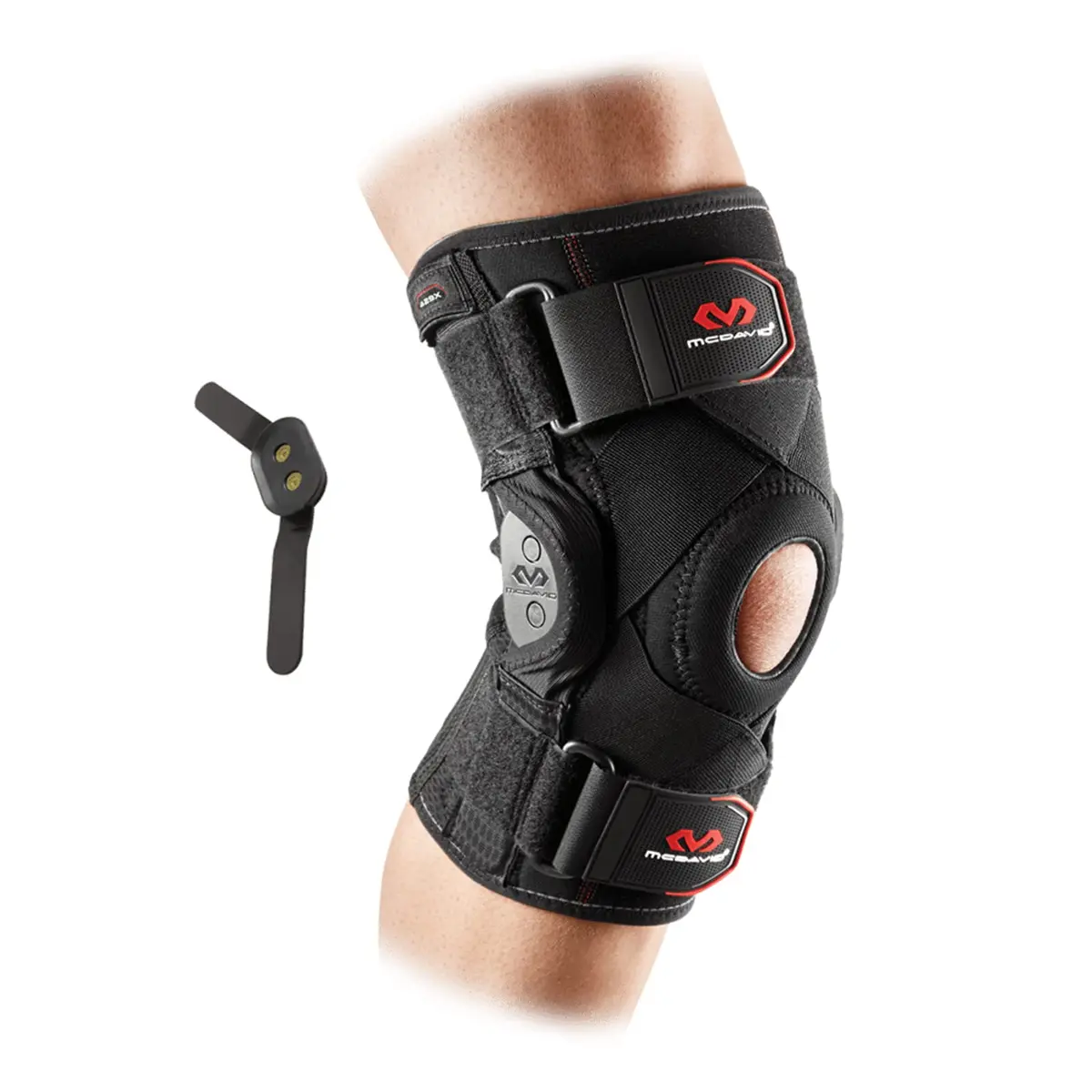 McDavid PSII Bi-Lateral Geared Polycentric Hinged Knee Brace Medium | ACL, LCL, Arthritis Support - main product image