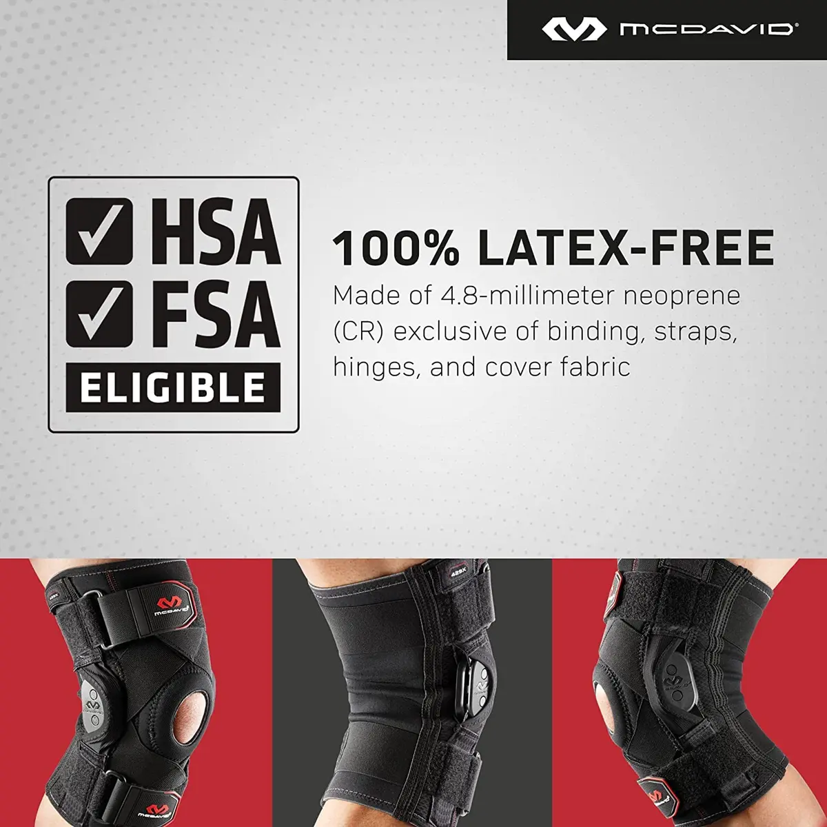 McDavid PSII Bi-Lateral Geared Polycentric Hinged Knee Brace XX-Large | FDA Approved Orthopedic Brace for ACL, LCL, Arthritis, Patella Support - view 7