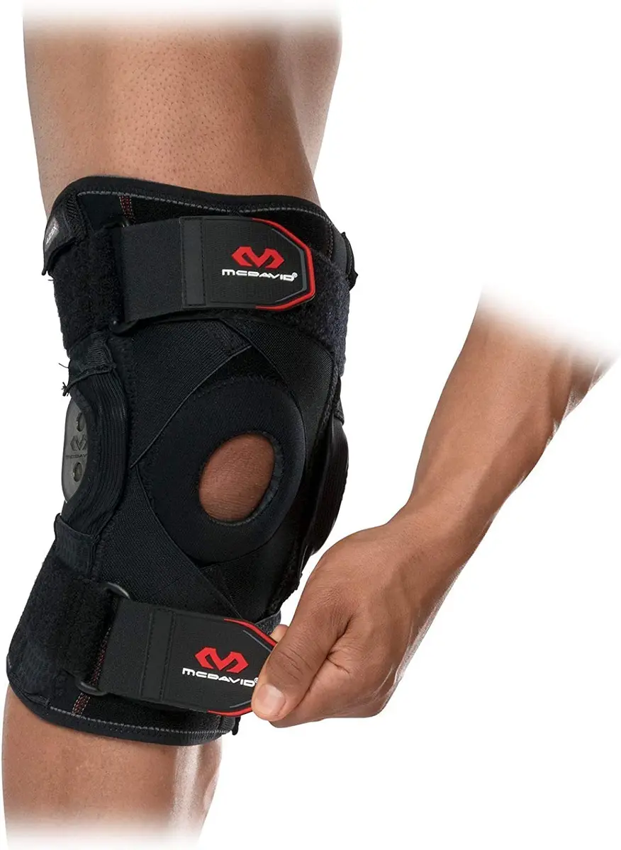 McDavid PSII Bi-Lateral Geared Polycentric Hinged Knee Brace Large | FDA Approved Orthopedic Brace with Side Stabilizers - view 4