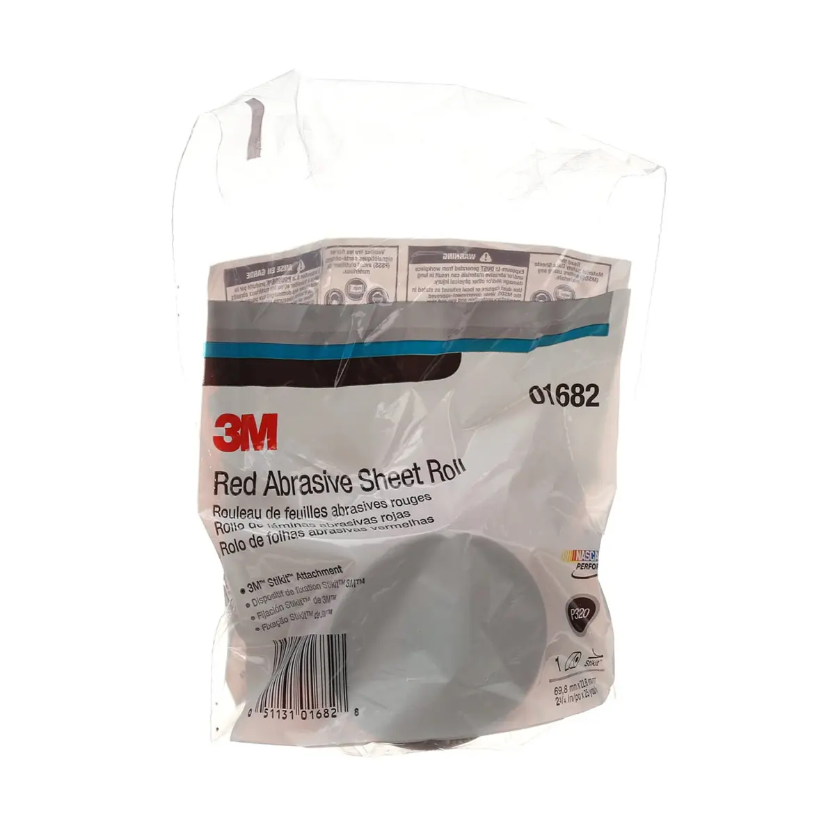 3M Red Abrasive Sheet Roll P80 2-3/4 in x 25 yd | Heavy-Duty Sanding Roll for Industrial Use - view 8