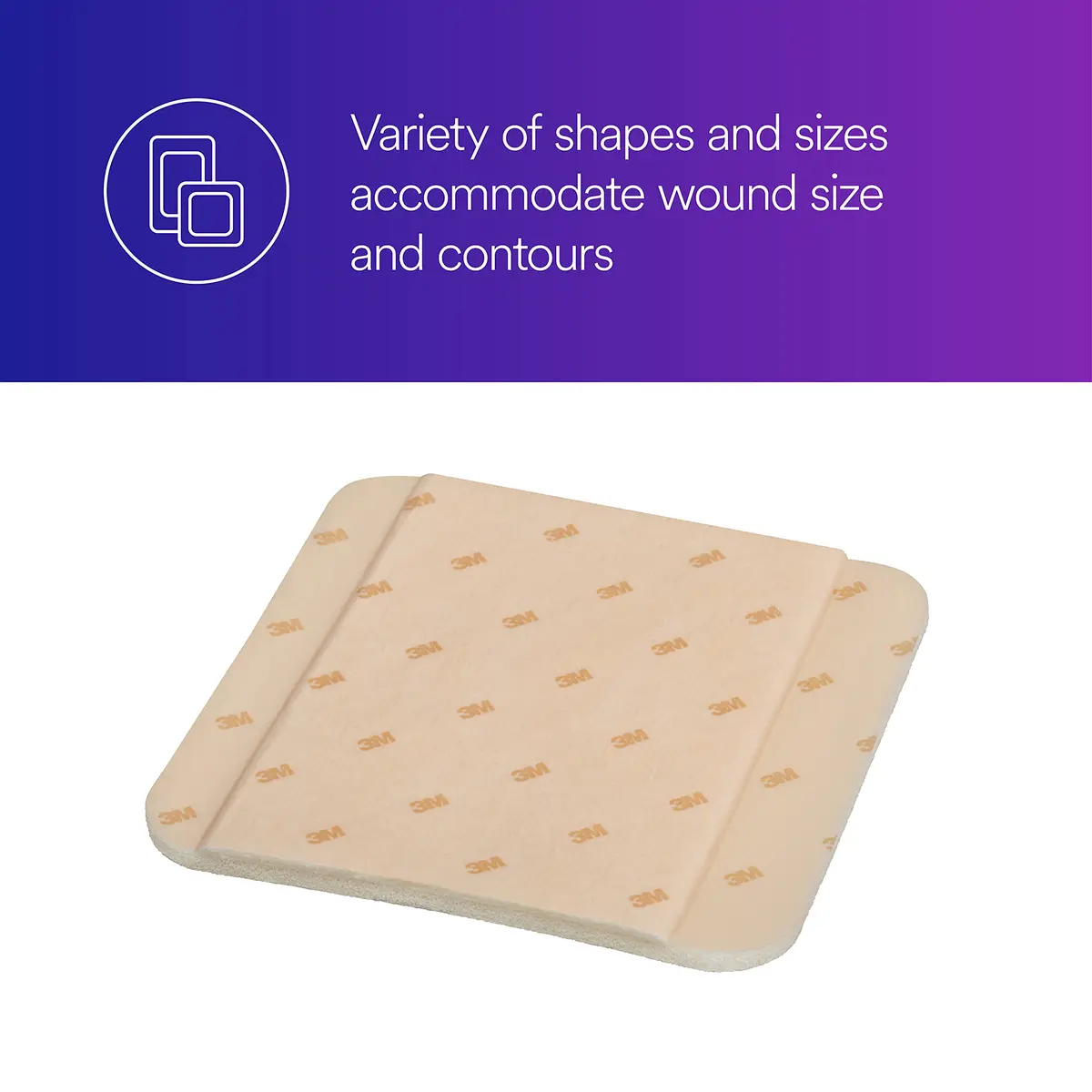 Tegaderm Foam Non-Adhesive Dressing 10cm x 10cm | High Absorbency & Bacterial Barrier - view 3