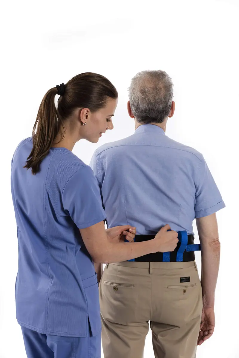 NYOrtho Gait Belt with 6 Handles & Easy Buckle - 275lb Capacity, 28-55" Waist | Patient Transfer & Ambulation Aid - view 6