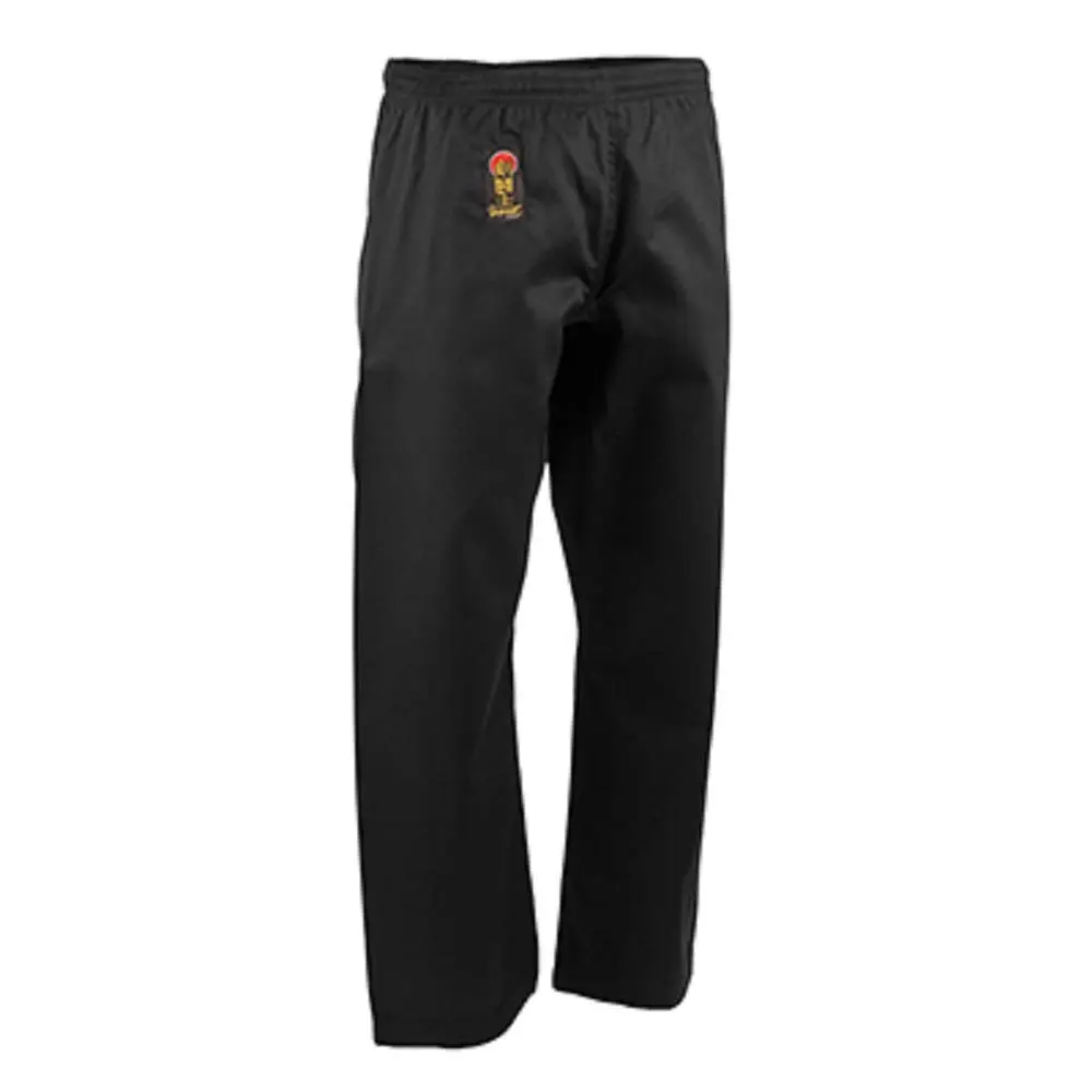 PROFORCE Gladiator 6oz Karate Pants Size 5 | Elastic Waist, Cotton-Polyester Blend, Black - main product image