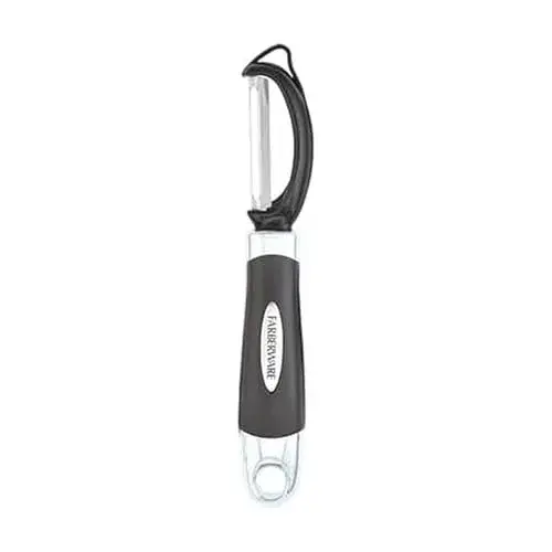 Farberware Pro2 Euro Vegetable Peeler with Swivel Blade & Bud Remover, 20cm (7.87in) | Razor-Sharp Stainless Steel - main product image