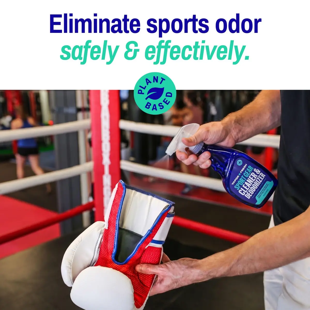 Vapor Fresh Sports Gear Cleaner and Deodorizer Spray, 16oz | Natural Odor Eliminator for Sports Equipment - view 3