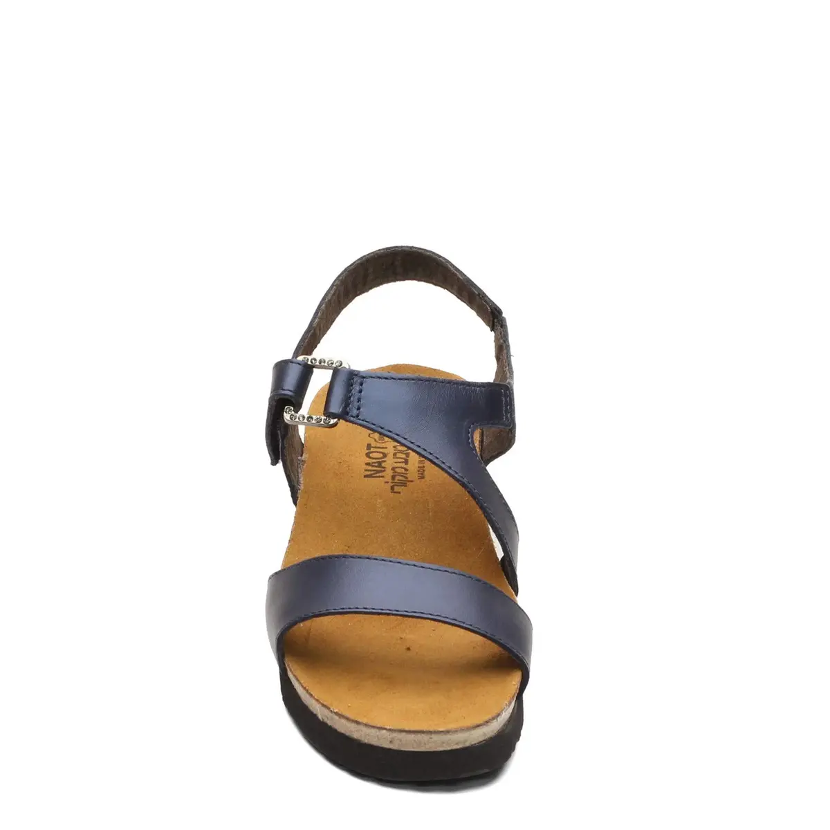 NAOT Pamela Wedges in Polar Sea Leather | Feminine Casual Sandal with Cork & Latex Support (70-120 chars) - view 3