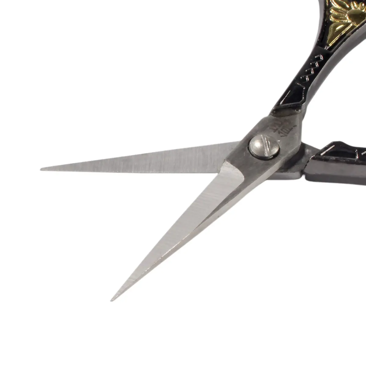 BambooMN Sun Motif Embroidery Craft Scissors - Black | Sharp, Durable Stainless Steel for All Crafting (70-120 chars) - view 4