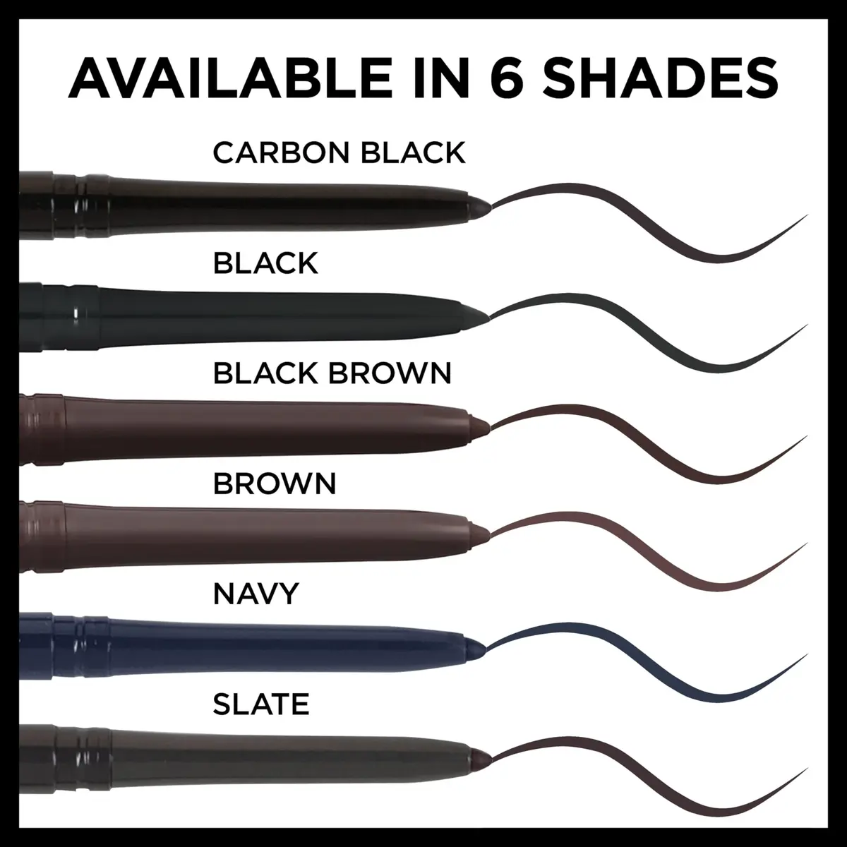 L'Oreal Paris Infallible Never Fail Mechanical Eyeliner Pencil, Slate, 0.008 oz (0.23 g) | Smudge-proof Up to 16HR - view 5