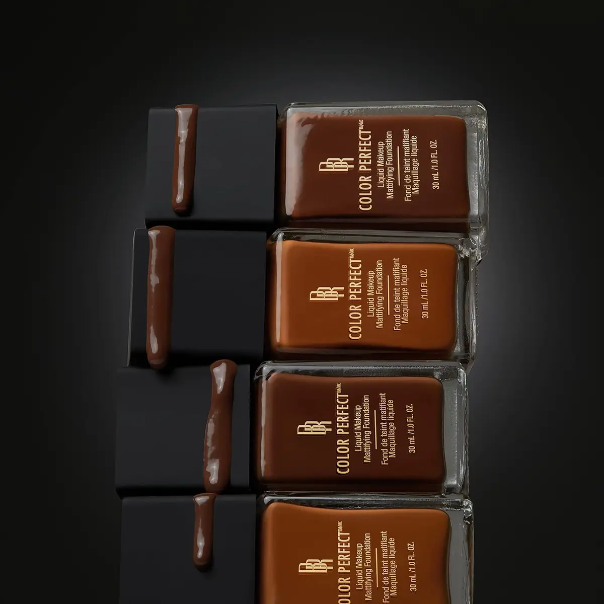 Black Radiance Color Perfect Liquid Foundation Mocha Honey 29.57ml (1 Fl Oz) | Full Coverage for Medium Skin Tones - view 4