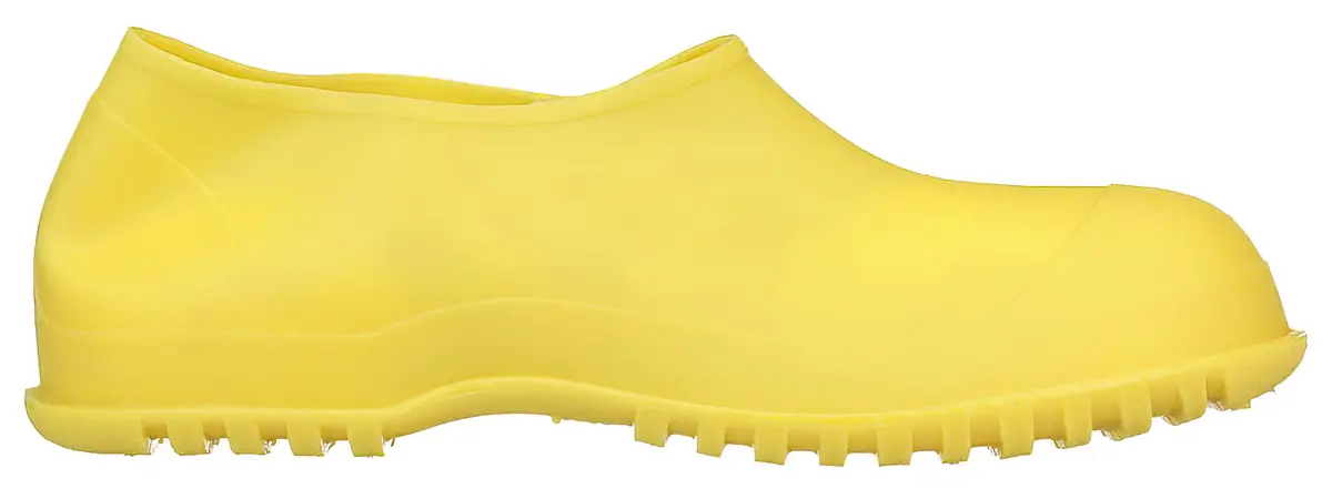 TINGLEY WORKBRUTES Hi-Top Overshoe PVC Boot Medium Yellow Waterproof Safety Footwear - main product image