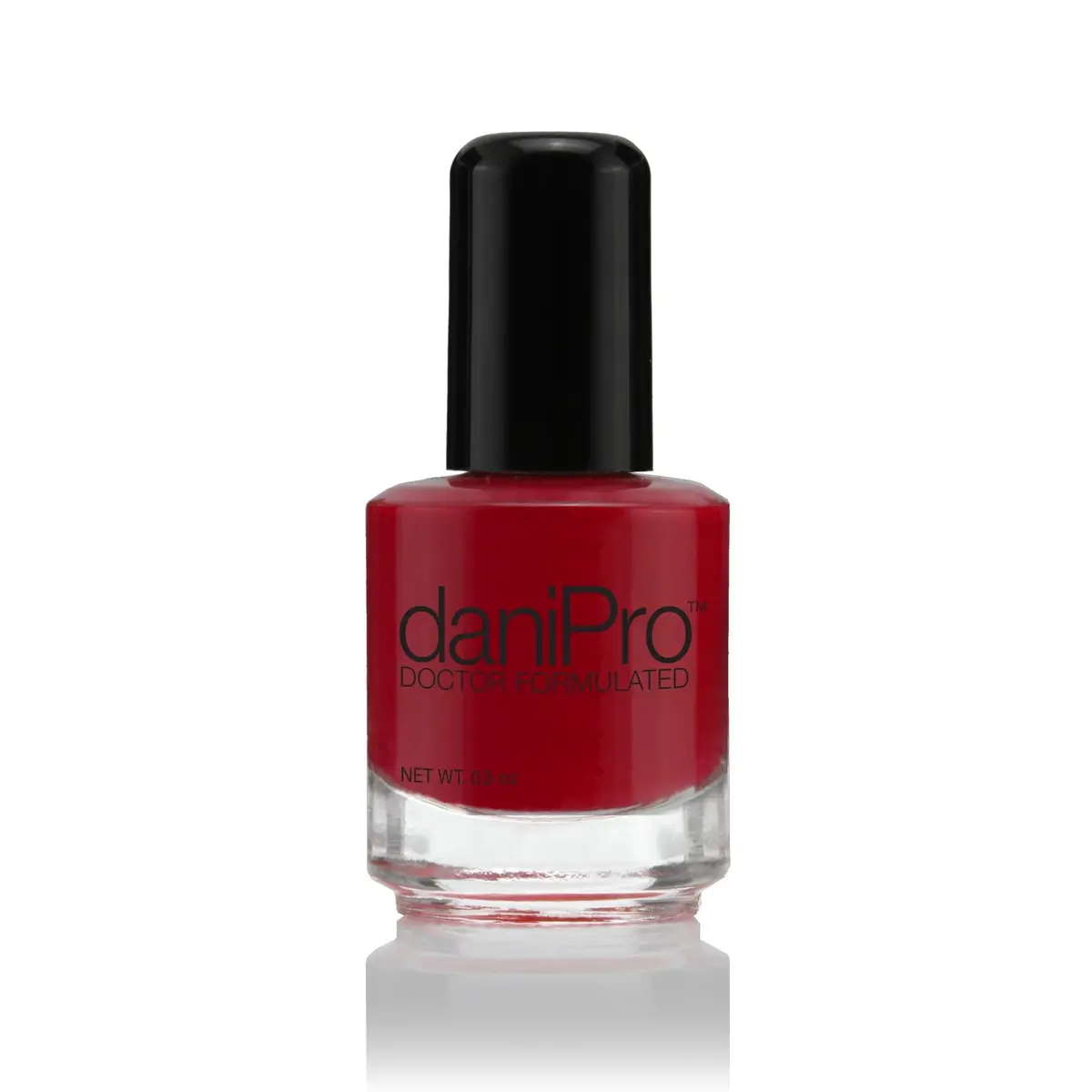 daniPro Always Be True Deep Red Nail Polish 15ml (0.5 Fl Oz) | Doctor-Formulated for Stronger Nails - main product image