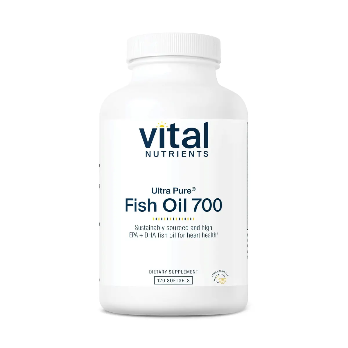 Vital Nutrients Ultra Pure Fish Oil 700, 120 Softgels | Supports Heart, Brain & Joints - main product image