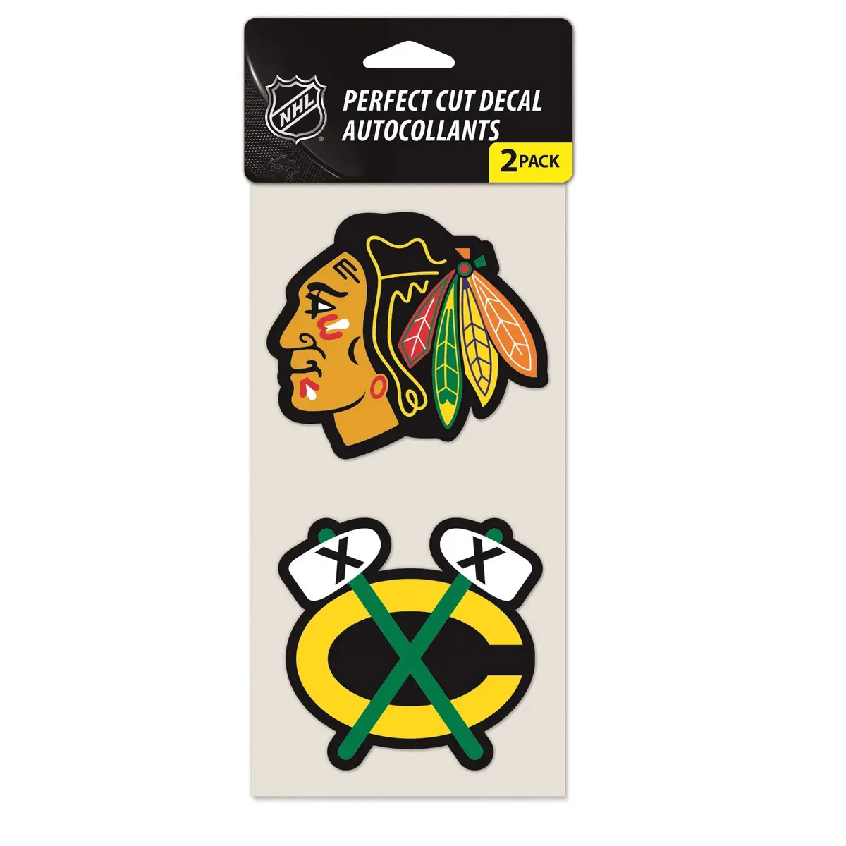 WinCraft NHL Chicago Blackhawks Perfect Cut Decal 4" x 4" | Official Licensed Vinyl Wall Art - main product image