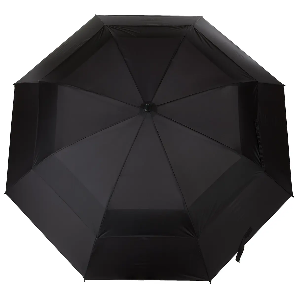 Totes Auto Open Large Vented Windproof Golf Umbrella with UV and Water Repellent Protection | 60-inch Canopy, UPF 50+ - view 2