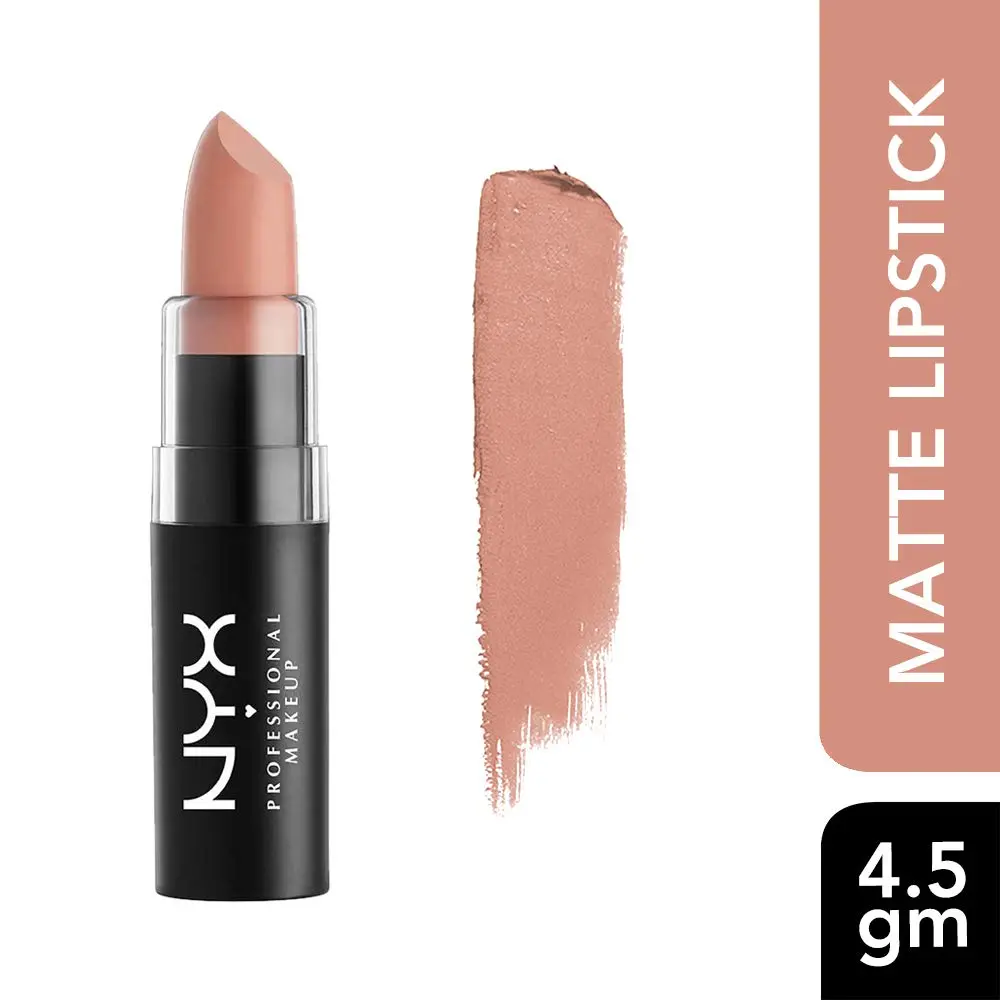 NYX Matte Lipstick, Nude | Highly Pigmented, Long-Lasting Matte Finish, Cruelty-Free (70-120 chars) - view 2