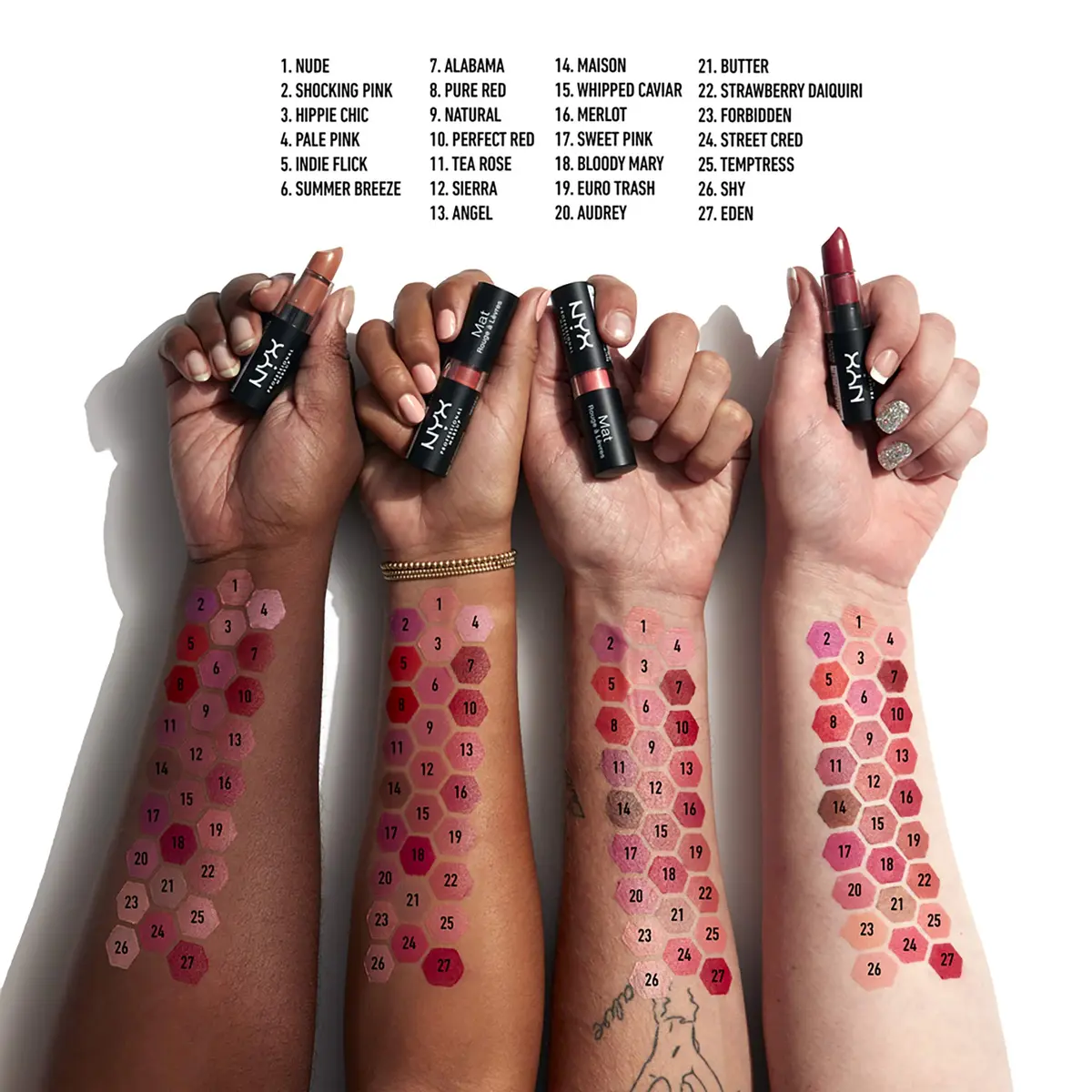 NYX PROFESSIONAL MAKEUP Matte Lipstick - Sierra (Bronze With Pink Undertones) | High-Pigment, Matte Finish, Cruelty-Free - view 5