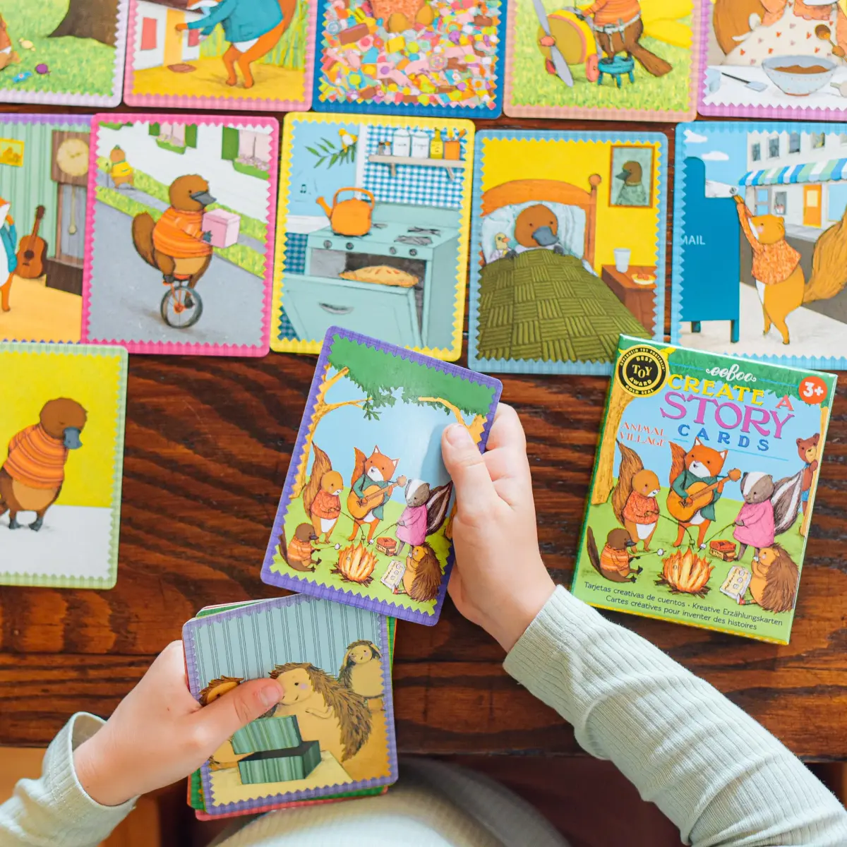 eeBoo Animal Village Create a Story Pre-Literacy Cards 36 Cards | Encourages Imagination for Ages 3+ - view 5