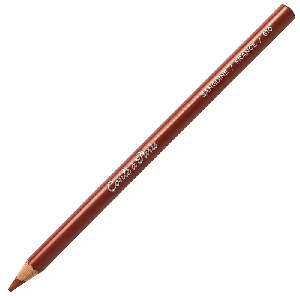Conté à Paris Drawing Pencil - Sanguine | Thick Lead, Rust Colour, 5mm Lead Diameter - main product image