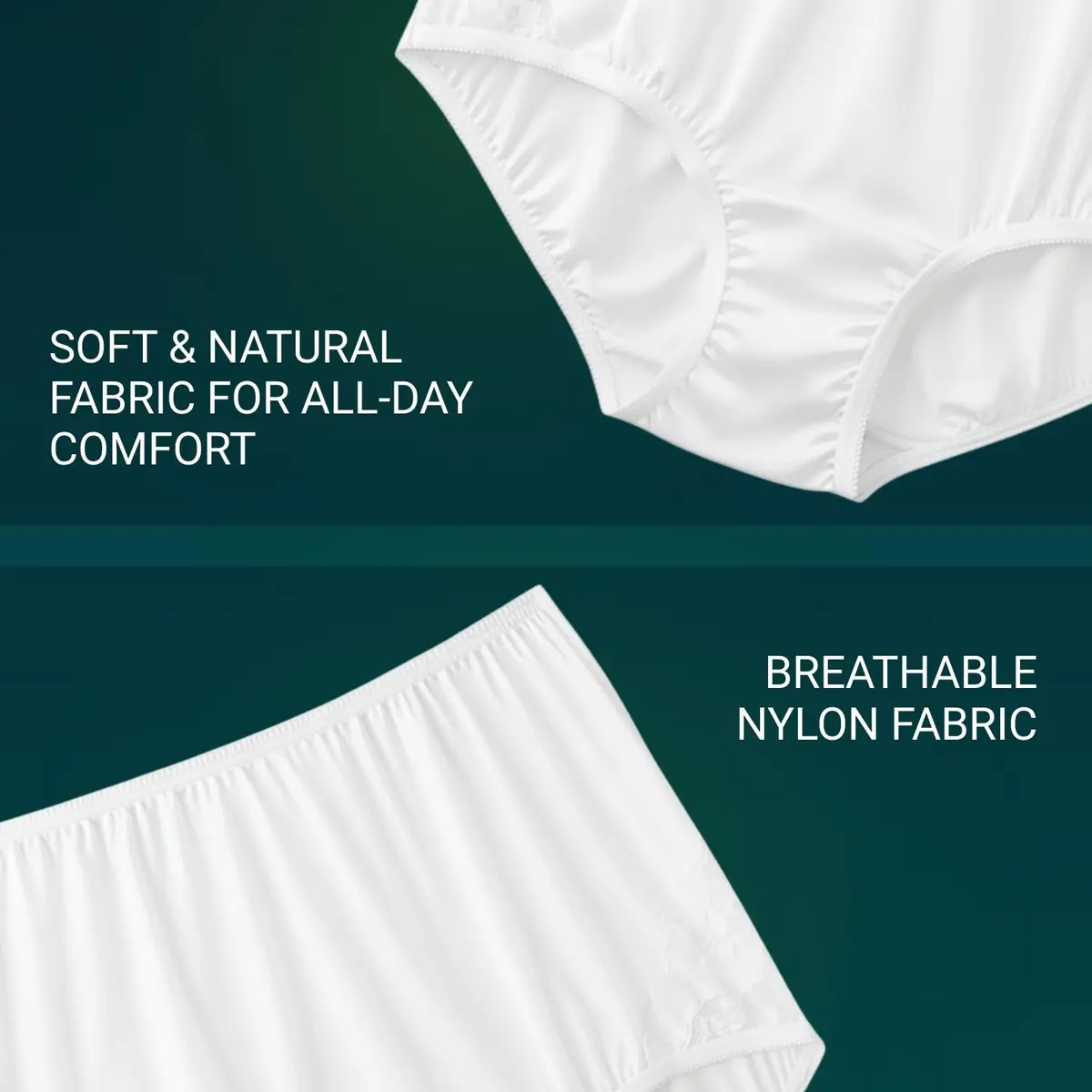 Vanity Fair Lace Nouveau Brief Panties, 3 Pack, Fawn, Size 7 | Elegant lace full coverage briefs for daily comfort - view 4