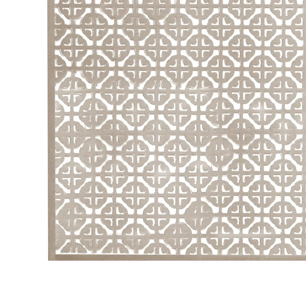 M-D Building Aluminum Sheet Mosaic Pattern, Satin Nickel, 12in x 24in | Rust-Resistant Interior/Exterior Sheet - main product image