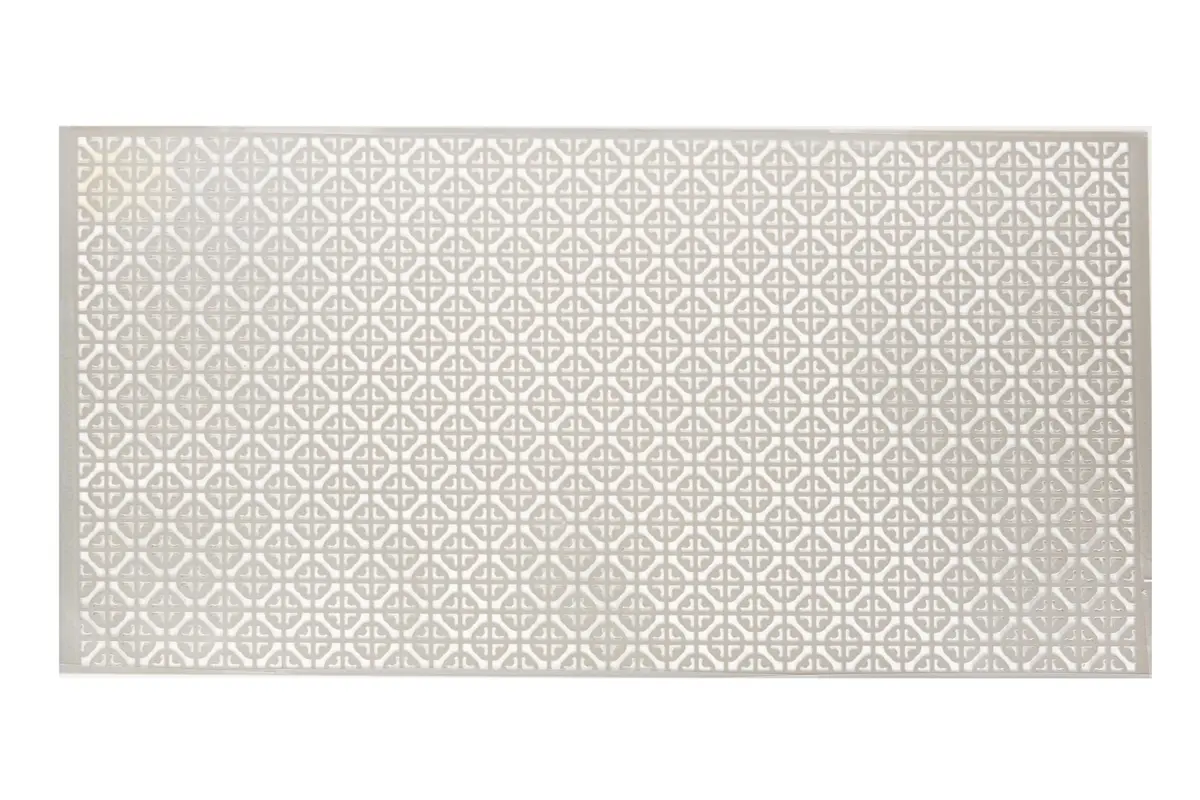 M-D Building Aluminum Sheet Mosaic Pattern, Satin Nickel, 12in x 24in | Rust-Resistant Interior/Exterior Sheet - view 5