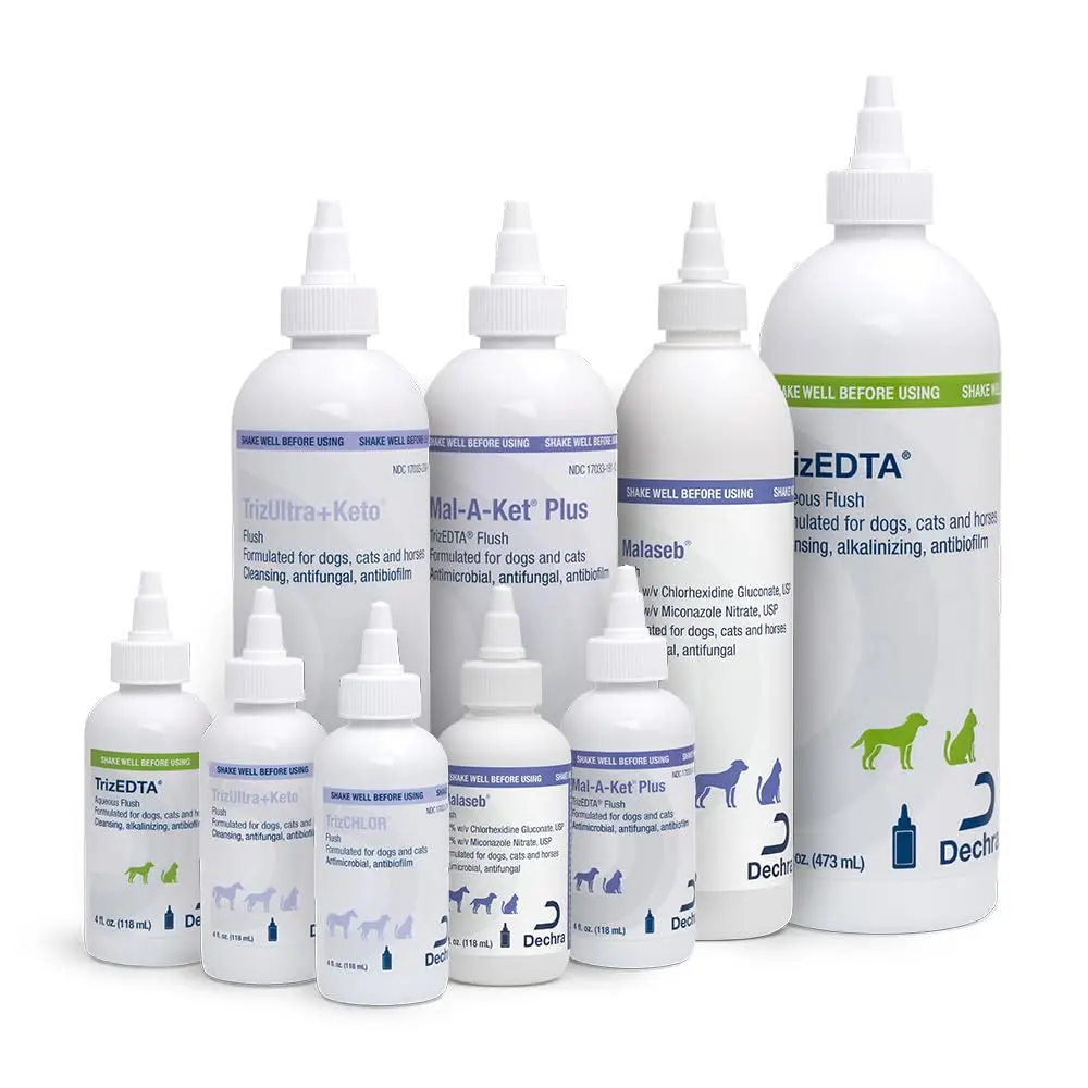 TrizULTRA + Keto Flush for Dogs, Cats & Horses | 12 Fl Oz antibacterial ear & skin cleanser - view 4
