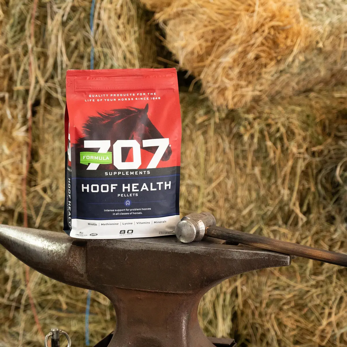 Formula 707 Hoof Health Equine Supplement, 10 lb Bag | Supports Healthy Hooves & Skin - view 4