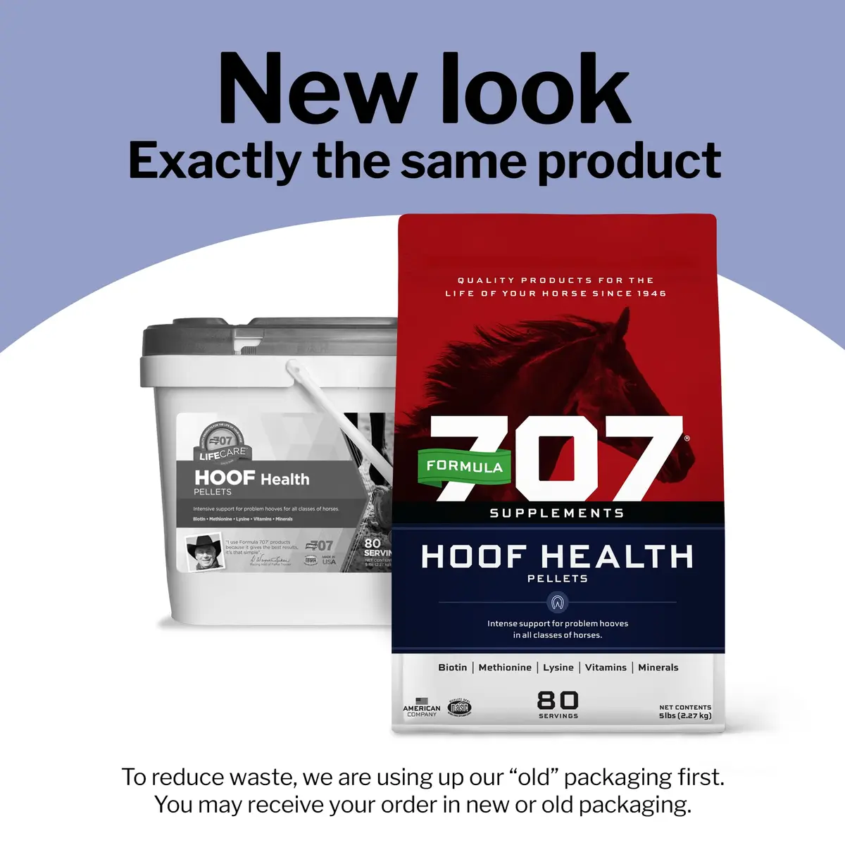 Formula 707 Hoof Health Equine Supplement, 10 lb Bag | Supports Healthy Hooves & Skin - view 2
