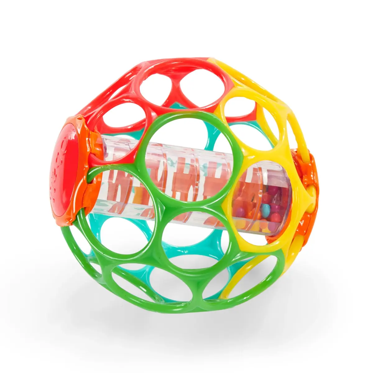 Bright Starts Oball Rollin' Rainstick Rattle Easy-Grasp Toy 15.24 cm (6 inches) | BPA-Free Baby Toy - view 4