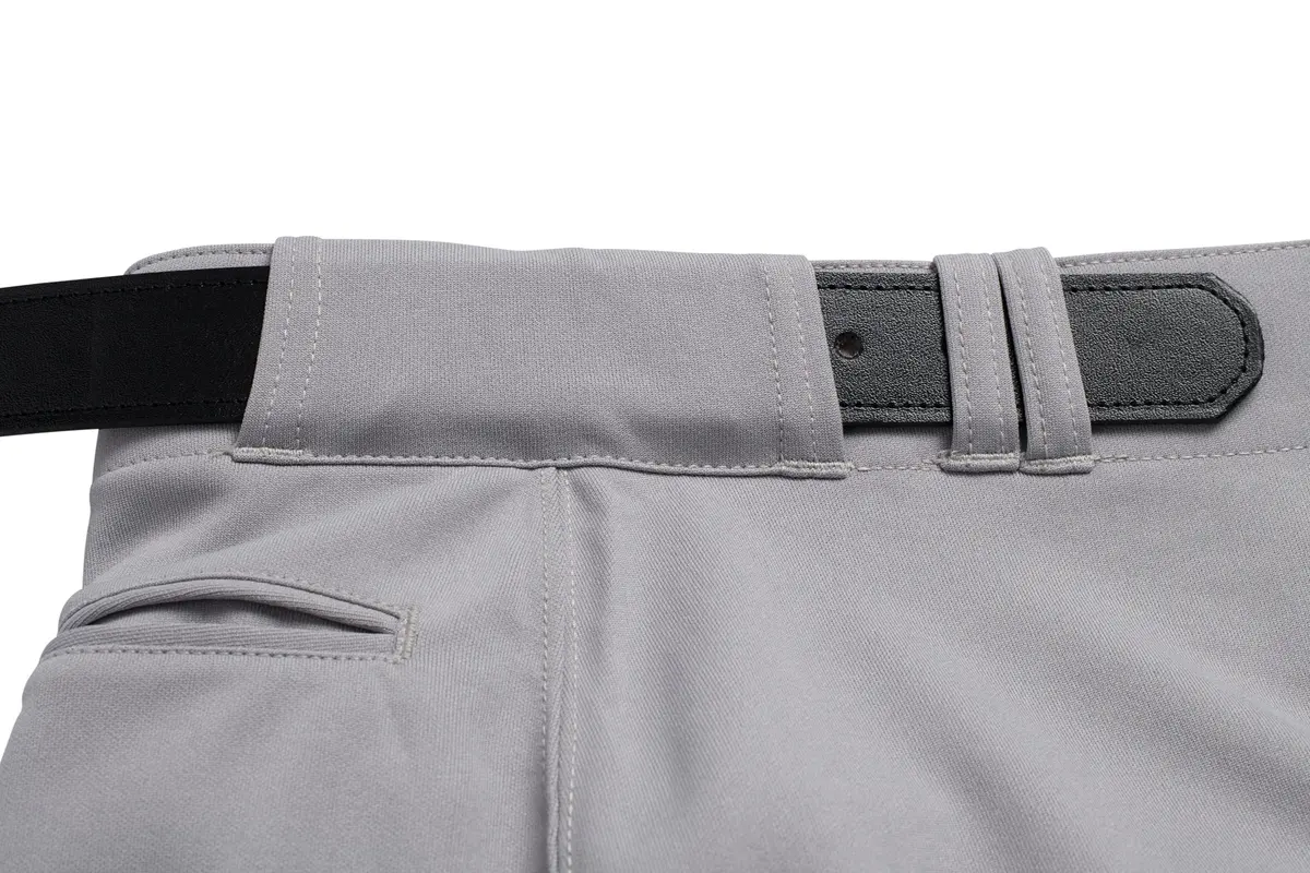 Champro Youth MVP Open Bottom Relaxed Fit Baseball Pant, Grey, Medium | Durable Polyester, Comfort Fit - view 7