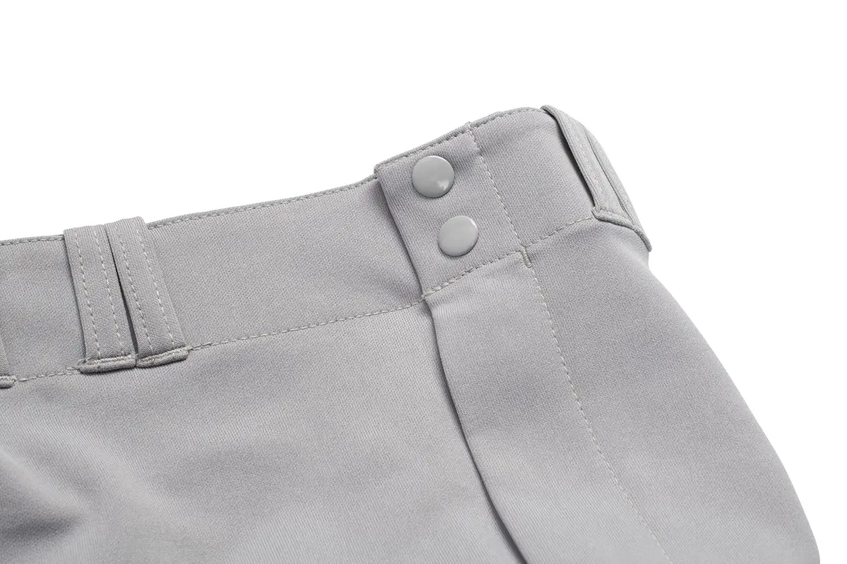 Champro Youth MVP Open Bottom Relaxed Fit Baseball Pant, Grey, Medium | Durable Polyester, Comfort Fit - view 8