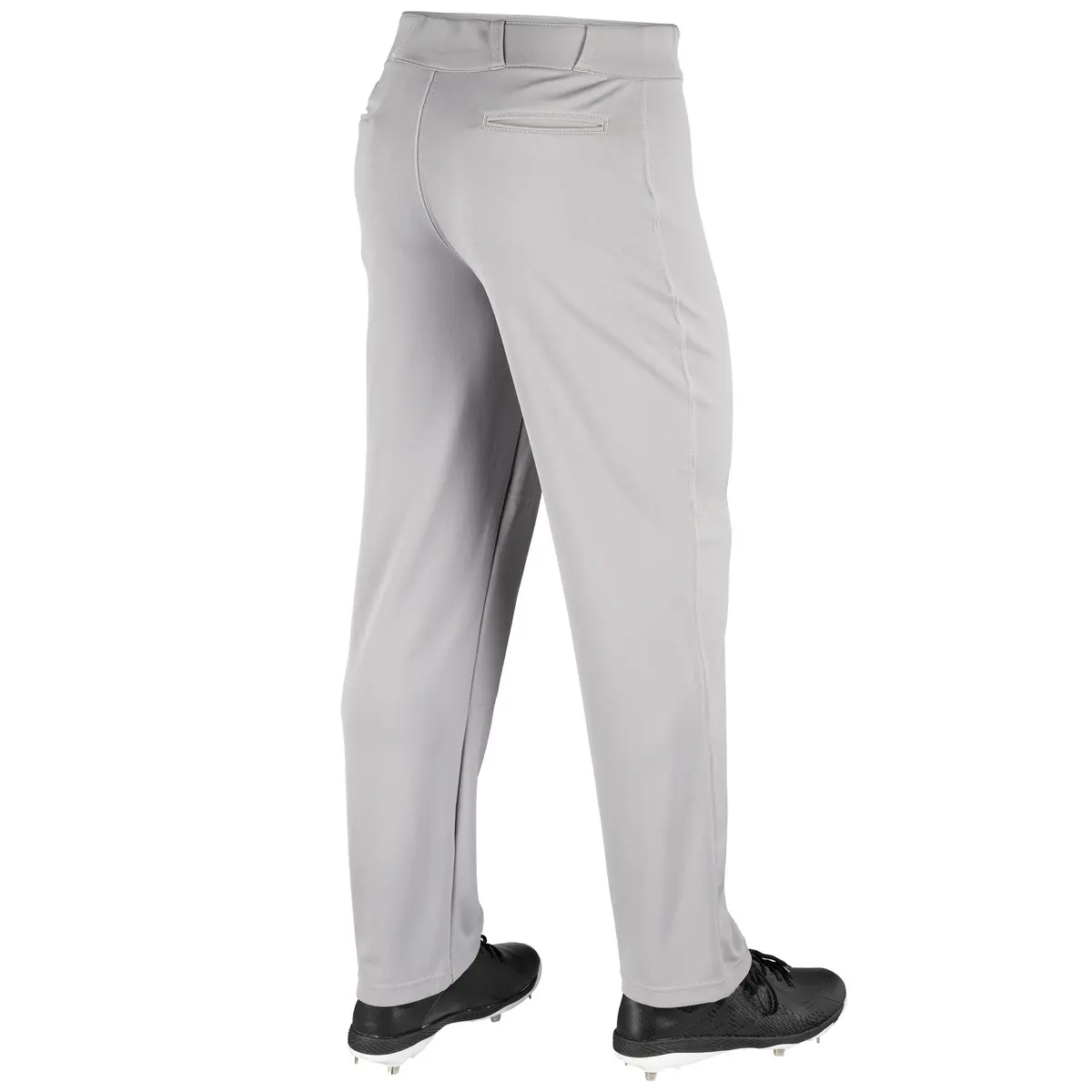 Champro Youth MVP Open Bottom Relaxed Fit Baseball Pant, Grey, Medium | Durable Polyester, Comfort Fit - view 3