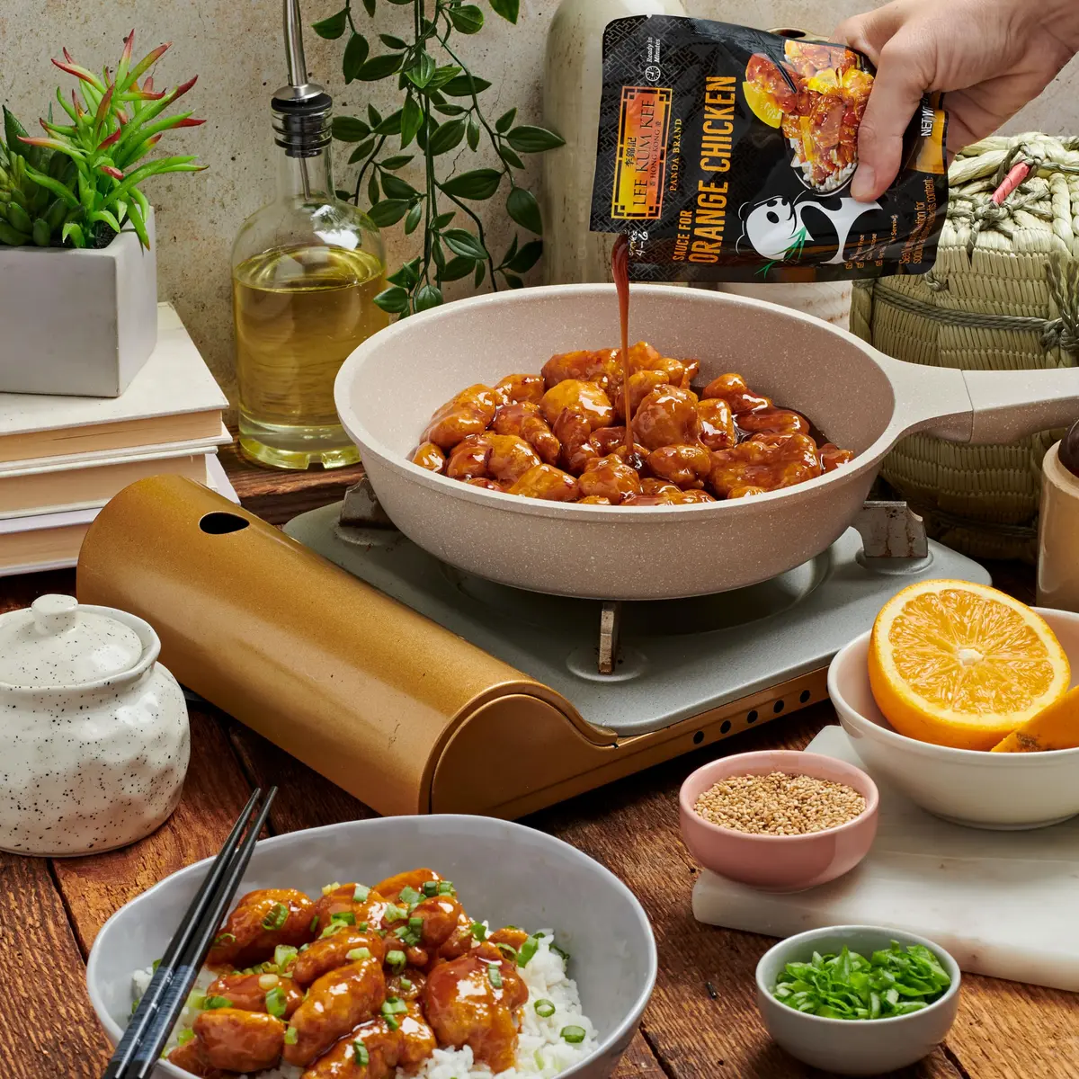 Panda Sauce for Orange Chicken 8oz Pack of 6 | Authentic Chinese Flavor Ready in Minutes - view 2