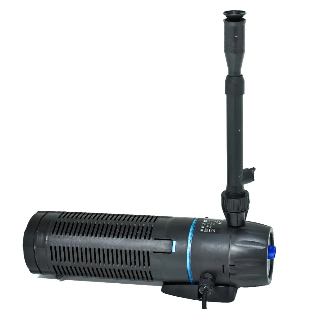 Aquatop 264 GPH Submersible Pond Pump with Fountain Kit – 13-Watt UV Light For Crystal Clear Water, Fresh & Saltwater Use, Great For Water Garden & Koi Pond, Long Power Cord, UVFK-13 | Water Pump India - main product image