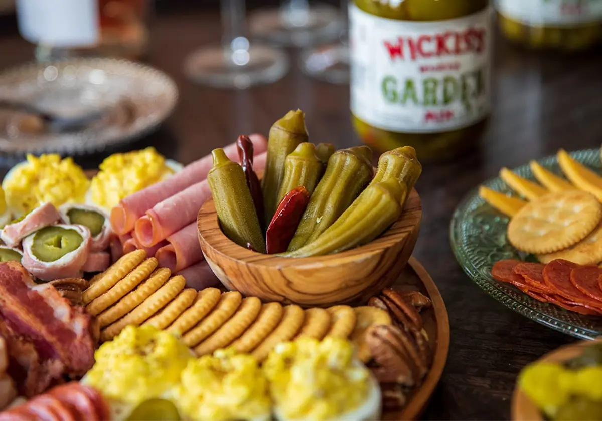 Wickles Wicked Okra 16 OZ | Spicy, Sweet & Vegan Pickle Relish, 4 Pack - view 6
