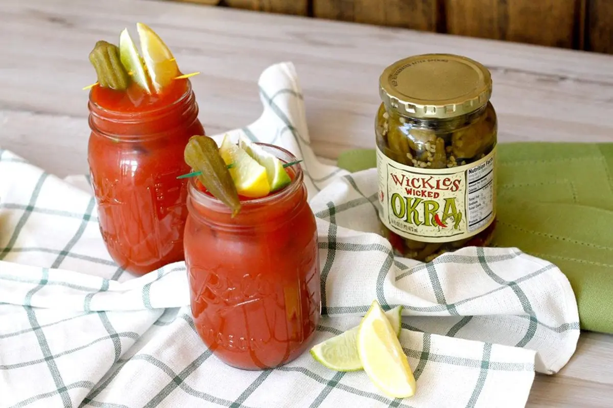 Wickles Wicked Okra 16 OZ | Spicy, Sweet & Vegan Pickle Relish, 4 Pack - view 3
