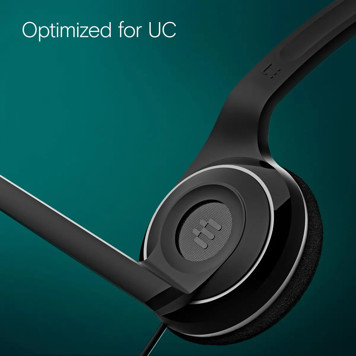 EPOS PC 3 Headset Wired On-Ear Noise Cancelling Microphone Lightweight Stereo - view 4