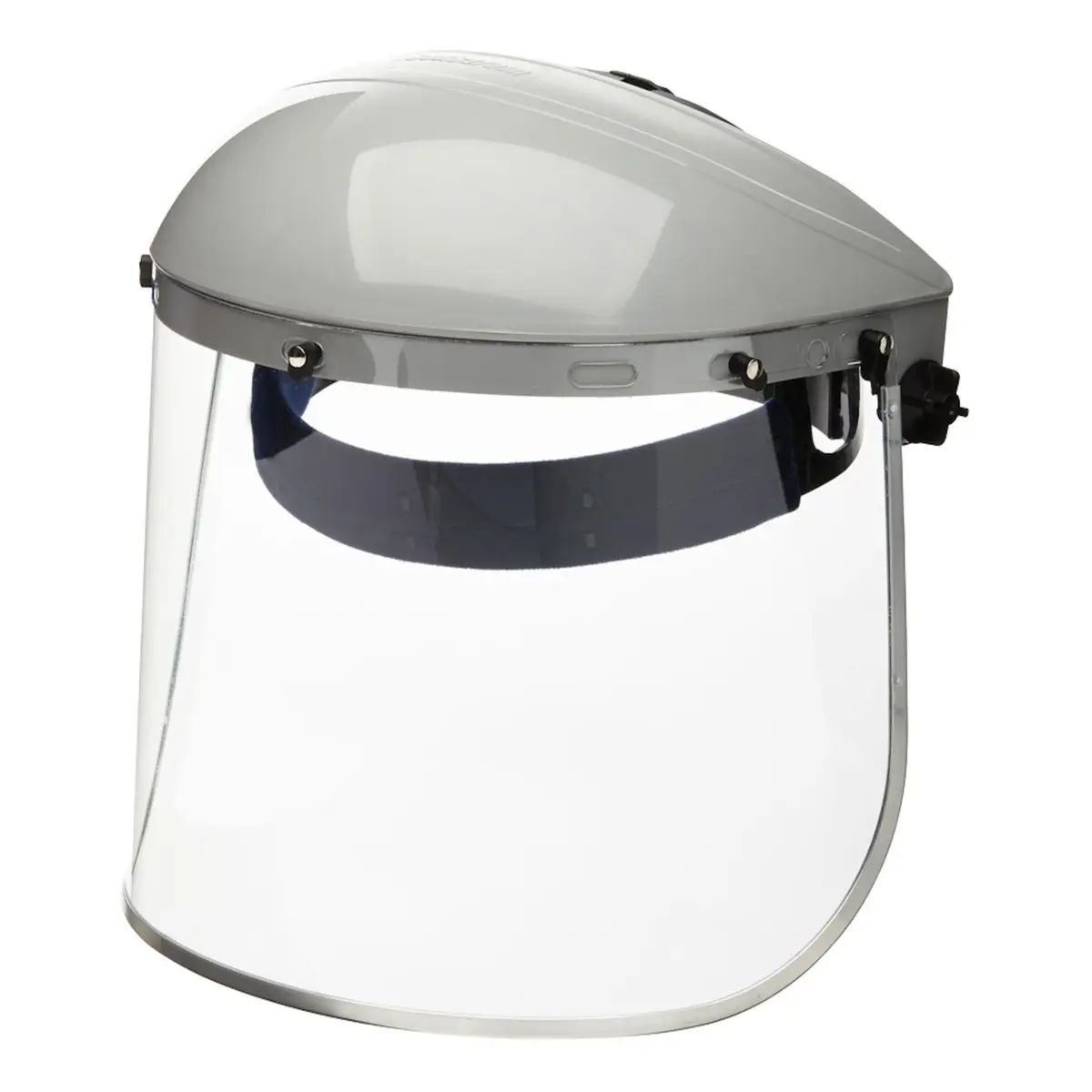 Sellstrom 301 Face Shield Uncoated Clear Tint, Aluminum Binding, ANSI Z87.1 | Lightweight, Impact-Resistant Safety Face Shield - main product image
