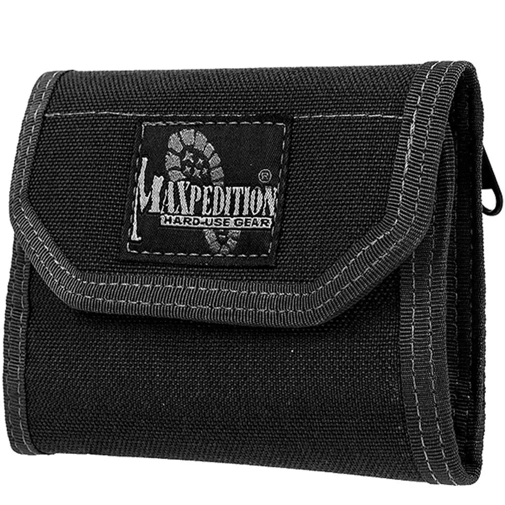 Maxpedition C.M.C. Wallet (Black) 5 x 3.5" | Divided Currency & Multiple Slots - main product image