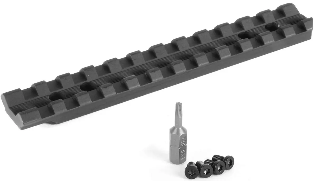 EGW Marlin 1895 336 444 Tactical Scope Mount Rail Black 47100 | Picatinny-style Aluminum Scope Mount for Hunting - main product image
