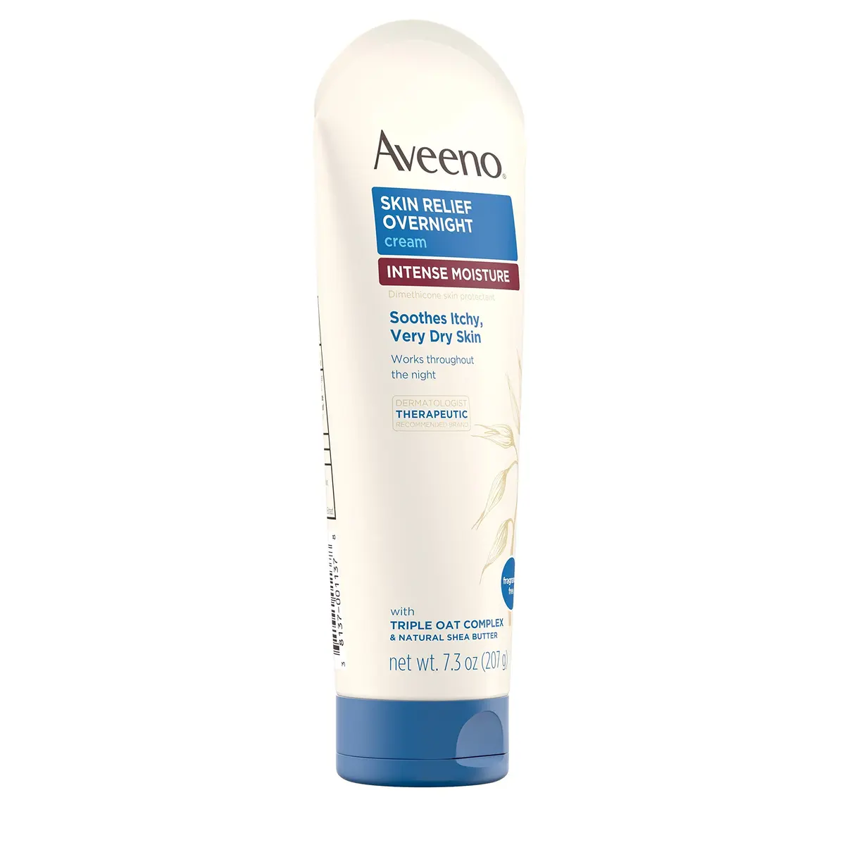 Aveeno Skin Relief Overnight Intense Moisture Cream 207ml (7.3 oz) | Therapeutic Dimethicone Skin Protectant for Dry Itchy Skin Relief - view 3