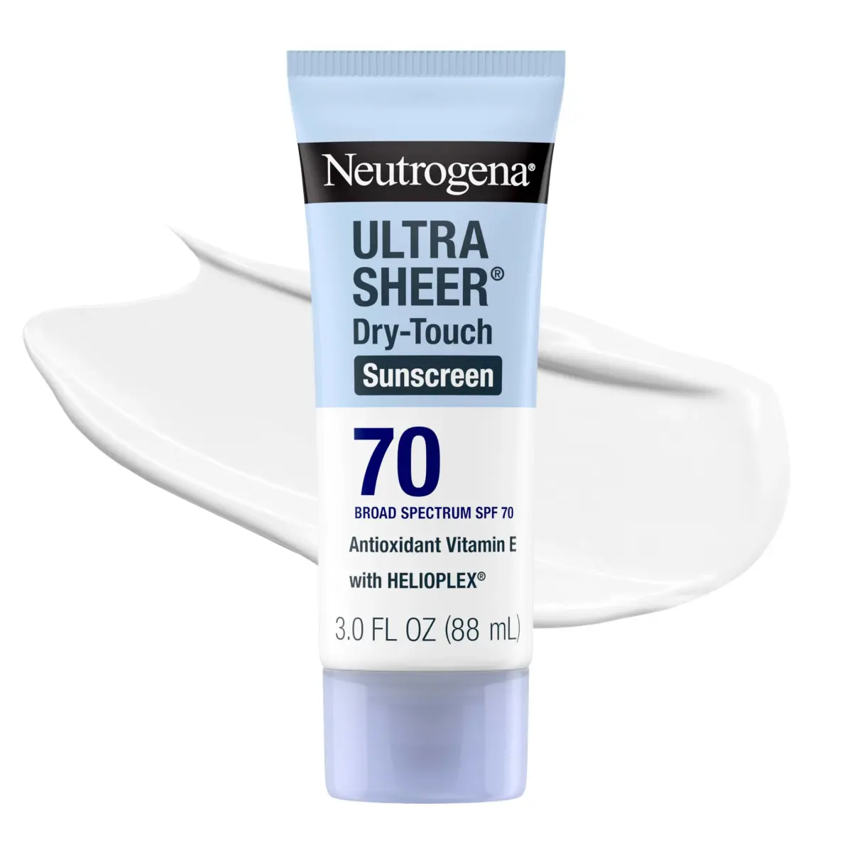 Neutrogena Ultra Sheer Dry-Touch Sunscreen Lotion SPF 70 88ml (3 fl. oz) | Dermatologist Recommended Broad Spectrum Protection - main product image