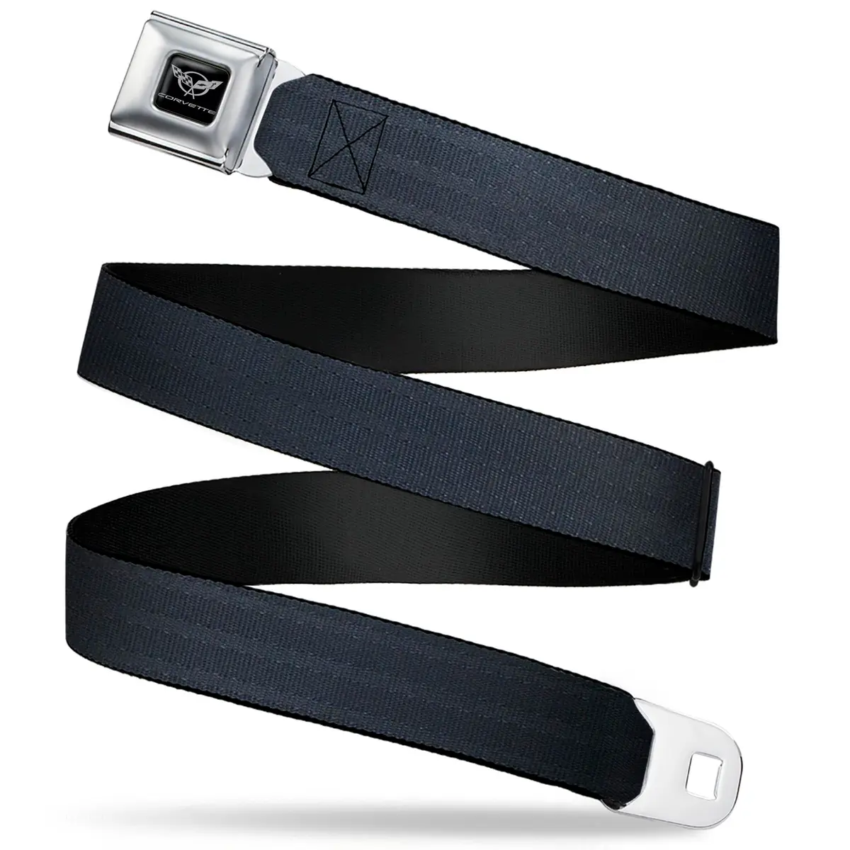 Buckle-Down Men's Seatbelt Buckle Belt, 1.5 Inch Wide, Black Regular | Fashion & Function - main product image