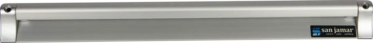 San Jamar Order Ticket Holder for Restaurant – 18" Anodized Aluminum Metal Receipt Holder with Grip Track – Durable Wall Mount Check Rack for Kitchen, Restaurant and Service Counters - main product image