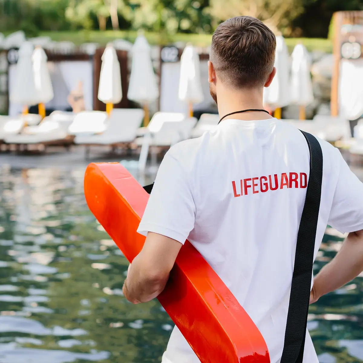 Kemp USA 40-Inch Lifeguard Rescue Tube Red with Reinforced Strap and Reach Assist Loop | Professional Water Safety Flotation Device - view 9