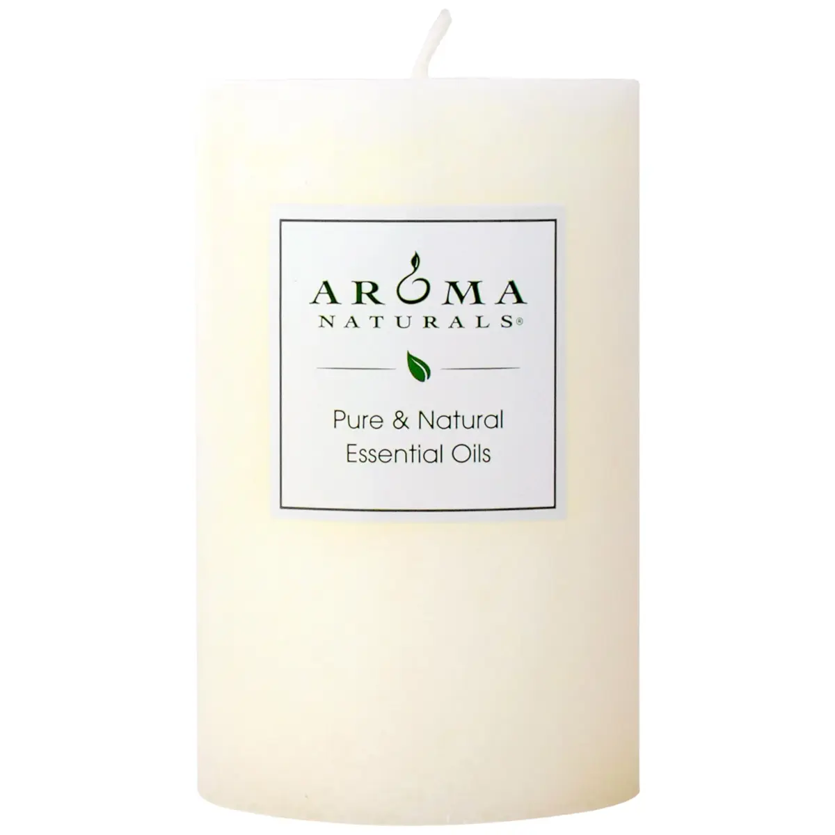 Aroma Naturals Orange, Clove & Cinnamon Pillar Candle 6.35cm x 10.16cm | Natural Essential Oil Scented - main product image