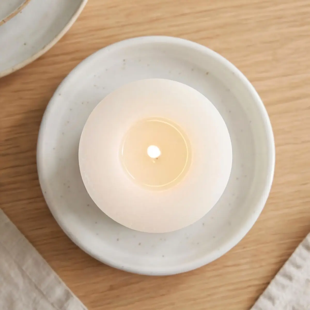 Aroma Naturals Orange, Clove & Cinnamon Pillar Candle 6.35cm x 10.16cm | Natural Essential Oil Scented - view 8
