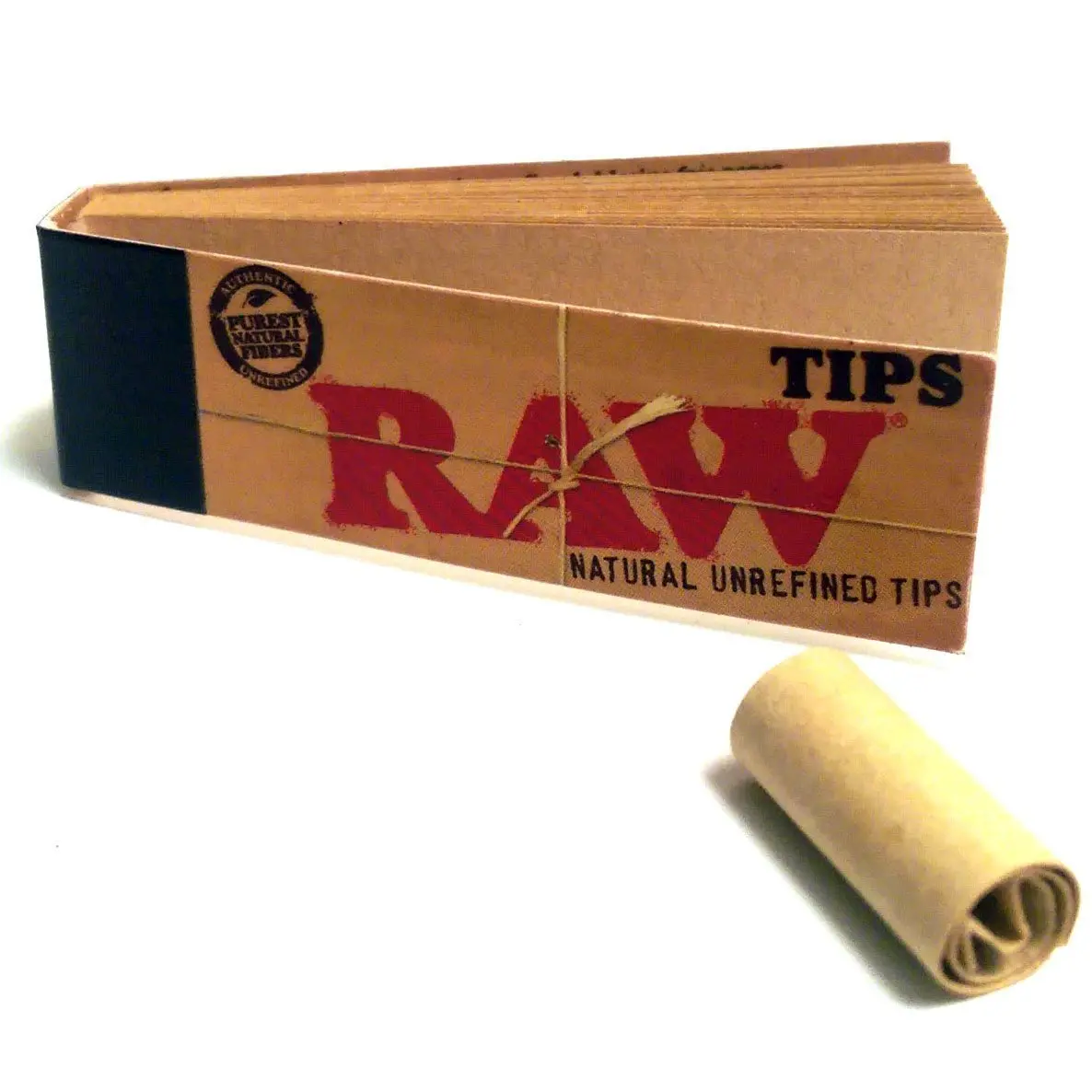 RAW Unbleached Filter Tips 10 Pack | 500 Tips for Smooth Rolling in India - main product image
