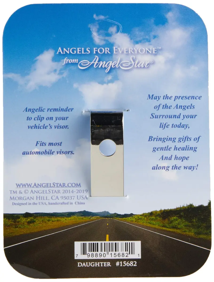 AngelStar Guardian Angels Metal Visor Clip 2.54 cm (1 Inch) | Protect & Guide - view 2